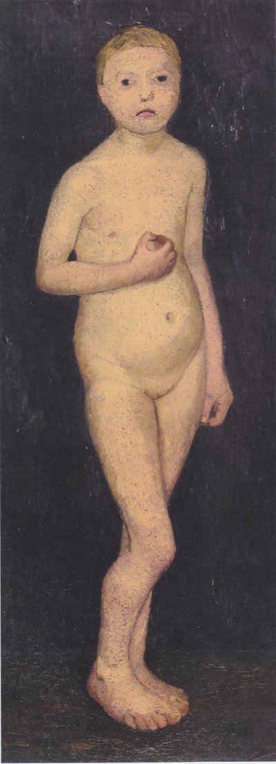 Grande nudo femminile in piedi da Paula Modersohn Becker
